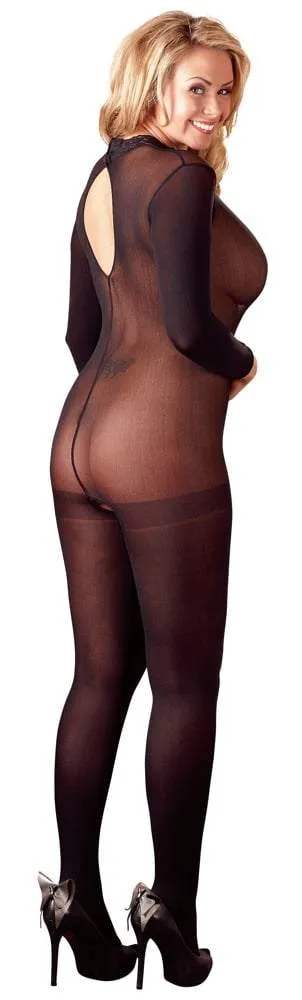 NO:XQSE Catsuit ouvert - Aufregend transparenter Langarm-Catsuit XL/2XL NO:XQSE Catsuit ouvert - Aufregend transparenter Langarm-Catsuit XL/2XL – Rueckseite