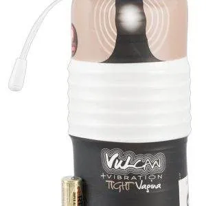 Vulcan Vibro Vagina - Masturbator mit 6 Vibrationsmodi (1 Stück) Vulcan Vibro Vagina - Masturbator mit 6 Vibrationsmodi (1 Stück) – Verpackung