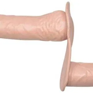 You2Toys Doppeldildo Strap-On - Für lesbische Lust und Pegging Hautfarben hell/Schwarz You2Toys Doppeldildo Strap-On - Für lesbische Lust und Pegging Hautfarben hell/Schwarz – B