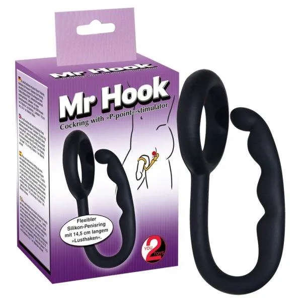 You2Toys - Prostatastimulator mit Penisring You2Toys - Prostatastimulator mit Penisring