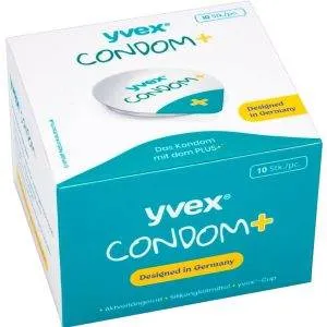 Yvex Condom+ - Extra dicke Kondome für längeren Spaß im Bett! (10 Stück) – A