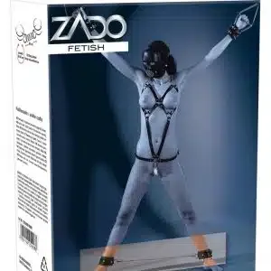 ZADO Fußfessel - Gepolsterte Manschetten, abnehmbare Kette unisize – Verpackung