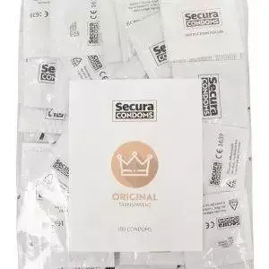 Secura Klassiker Transparente Kondome mit Silikonbeschichtung transparent 100 Stück Secura Klassiker Transparente Kondome mit Silikonbeschichtung transparent 100 Stück – Bild 1