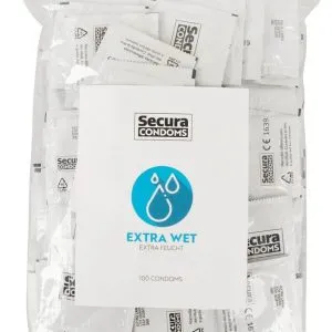 Secura Extra Wet - Transparente extra feuchte Kondome transparent 100 Stück Secura Extra Wet - Transparente extra feuchte Kondome transparent 100 Stück – Bild 1