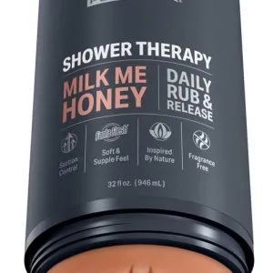 PDX Plus Shower Therapy Milk Me Honey - Masturbator in Shampooflasche Hautfarben dunkel/grau PDX Plus Shower Therapy Milk Me Honey - Masturbator in Shampooflasche Hautfarben dunkel/grau – Bild 2