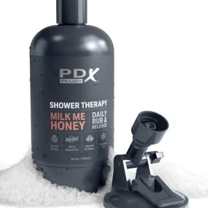 PDX Plus Shower Therapy Milk Me Honey - Masturbator in Shampooflasche Hautfarben dunkel/grau PDX Plus Shower Therapy Milk Me Honey - Masturbator in Shampooflasche Hautfarben dunkel/grau – Bild 5