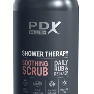 PDX Plus Shower Therapy Masturbator Hautfarben dunkel/grau PDX Plus Shower Therapy Masturbator Hautfarben dunkel/grau – Bild 3