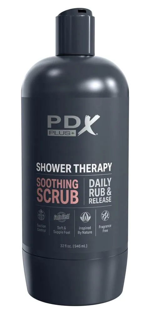 PDX Plus Shower Therapy Masturbator Hautfarben dunkel/grau PDX Plus Shower Therapy Masturbator Hautfarben dunkel/grau