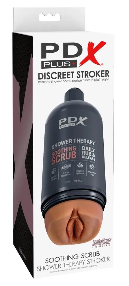 05473950000_verp PDX Plus Shower Therapy Masturbator Hautfarben dunkel/grau
