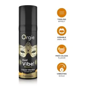 Orgie Dual Vibe Pinã Colada - Intimgel für intensiven Sex 15 ml Orgie Dual Vibe Pinã Colada - Intimgel für intensiven Sex 15 ml – Bild 4