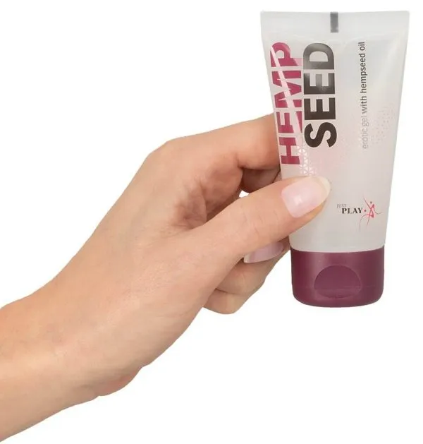 Just Play Hemp Seed Gleitgel - Vegan & Latexkondomsicher transparent 50 ml