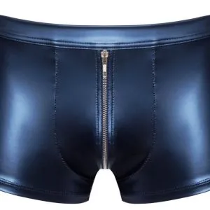 NEK Herren Pants Blue - Metallic-Mattlook, Reißverschluss, eng & körperbetont blau Größe S NEK Herren Pants Blue - Metallic-Mattlook, Reißverschluss, eng & körperbetont blau Größe S – Bild 5