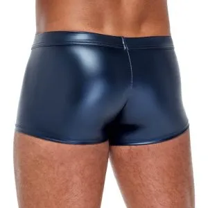 NEK Herren Pants Blue - Metallic-Mattlook, Reißverschluss, eng & körperbetont blau Größe S NEK Herren Pants Blue - Metallic-Mattlook, Reißverschluss, eng & körperbetont blau Größe S – Bild 4