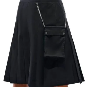 Svenjoyment Herren Kilt-Rock, inkl. Tasche | Schwarz, knielang | Bewegungsfreiheit schwarz Größe 2XL Svenjoyment Herren Kilt-Rock, inkl. Tasche | Schwarz, knielang | Bewegungsfreiheit schwarz Größe 2XL – Bild 5