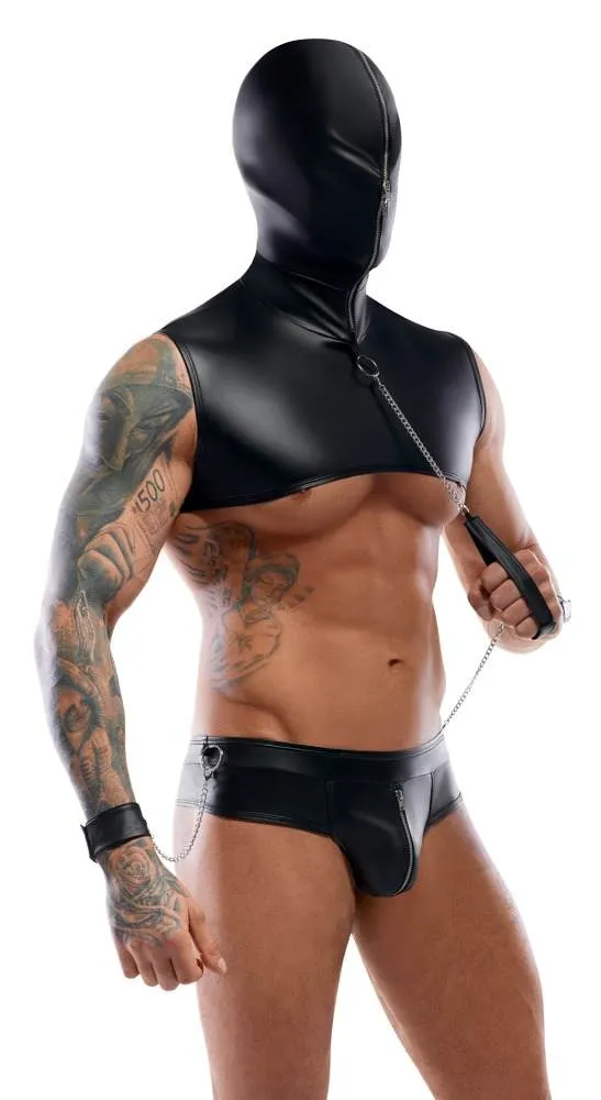 Svenjoyment Bondage Kurzes Kapuzen-Top und Riostring schwarz Größe XL Svenjoyment Bondage Kurzes Kapuzen-Top und Riostring schwarz Größe XL
