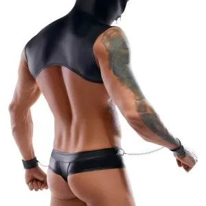 Svenjoyment Bondage Kurzes Kapuzen-Top und Riostring schwarz Größe XL Svenjoyment Bondage Kurzes Kapuzen-Top und Riostring schwarz Größe XL – Bild 4
