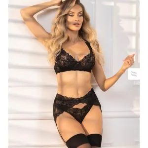 Obsessive Dessous-Set Donna Dream schwarz Größe XS/S Obsessive Dessous-Set Donna Dream schwarz Größe XS/S – Bild 3