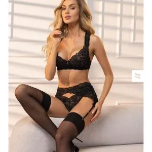 Obsessive Dessous-Set Donna Dream schwarz Größe XS/S Obsessive Dessous-Set Donna Dream schwarz Größe XS/S – Bild 4