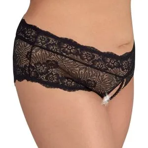 Cottelli CURVES - Verführerischer Spitzen-Slip schwarz Größe L Cottelli CURVES - Verführerischer Spitzen-Slip schwarz Größe L – Bild 3
