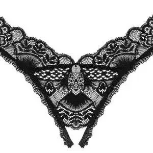 Obsessive Rio - Riostring ouvert Donna Dream schwarz Größe M/L Obsessive Rio - Riostring ouvert Donna Dream schwarz Größe M/L – Bild 4