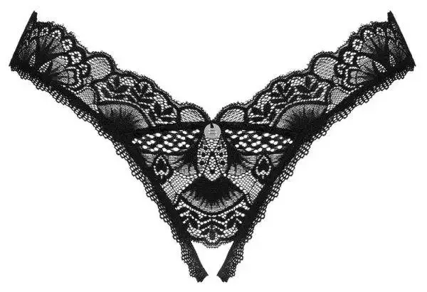 Obsessive Rio - Riostring ouvert Donna Dream schwarz Größe M/L Obsessive Rio - Riostring ouvert Donna Dream schwarz Größe M/L