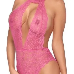 Cottelli LINGERIE - Pinkfarbener Body ouvert pink Größe S/M Cottelli LINGERIE - Pinkfarbener Body ouvert pink Größe S/M – Bild 3