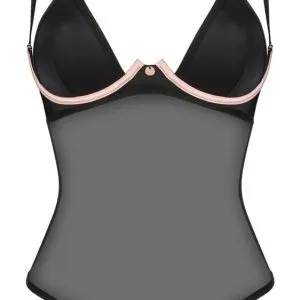 Obsessive Body Selinne - Eleganter Stretch-Netz Body schwarz Größe XL/2XL Obsessive Body Selinne - Eleganter Stretch-Netz Body schwarz Größe XL/2XL – Bild 5