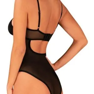 Obsessive Body Selinne - Eleganter Stretch-Netz Body schwarz Größe XL/2XL Obsessive Body Selinne - Eleganter Stretch-Netz Body schwarz Größe XL/2XL – Bild 4