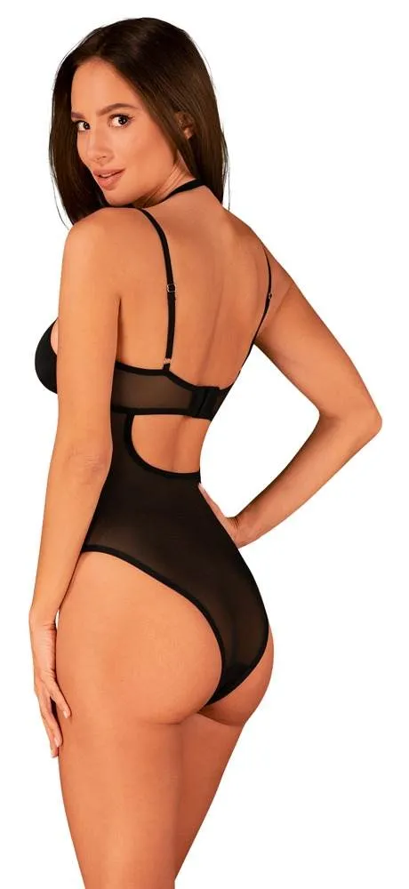Obsessive Body Selinne - Eleganter Stretch-Netz Body schwarz Größe XL/2XL Obsessive Body Selinne - Eleganter Stretch-Netz Body schwarz Größe XL/2XL