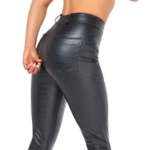 Noir Schlangenhaut-Hose schwarz Größe XL Noir Schlangenhaut-Hose schwarz Größe XL – Bild 3