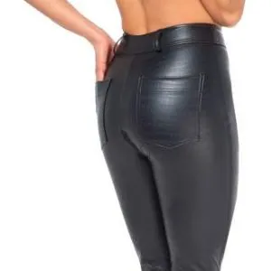 Noir Schlangenhaut-Hose schwarz Größe XL Noir Schlangenhaut-Hose schwarz Größe XL – Bild 4