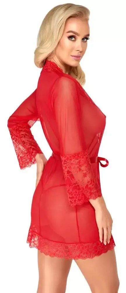 Kissable Kimono Red - Exklusiver Elegant-Style rot Größe L/XL Kissable Kimono Red - Exklusiver Elegant-Style rot Größe L/XL