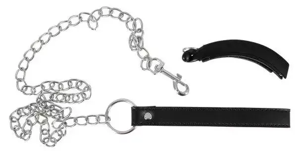 Bad Kitty Pussy Clamp mit Leine schwarz Bad Kitty Pussy Clamp mit Leine schwarz