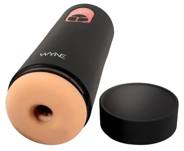 WYNE Masturbator 07 - Vollautomatischer Blowjob mit Vibrationen & Saug-Feelings! Schwarz/Rot