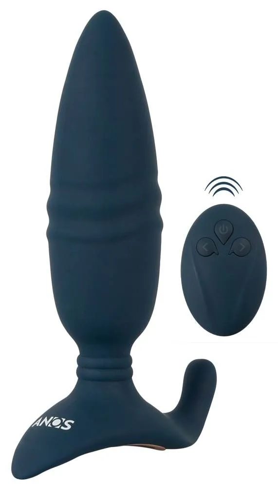 ANOS RC Stoßvibrator mit Fernbedienung blau ANOS RC Stoßvibrator mit Fernbedienung blau