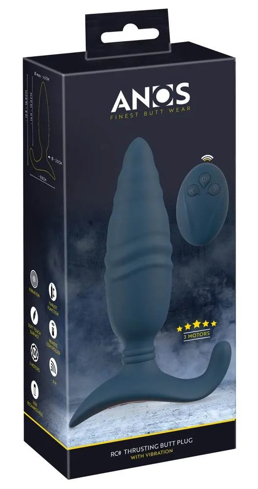 54017800000_verp ANOS RC Stoßvibrator mit Fernbedienung blau