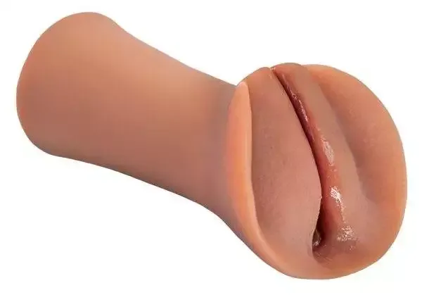 Pipedream Extreme Toyz Wet Pussies Slippery Slit - Masturbator in Vulvaschlitz-Optik hautfarben dunkel