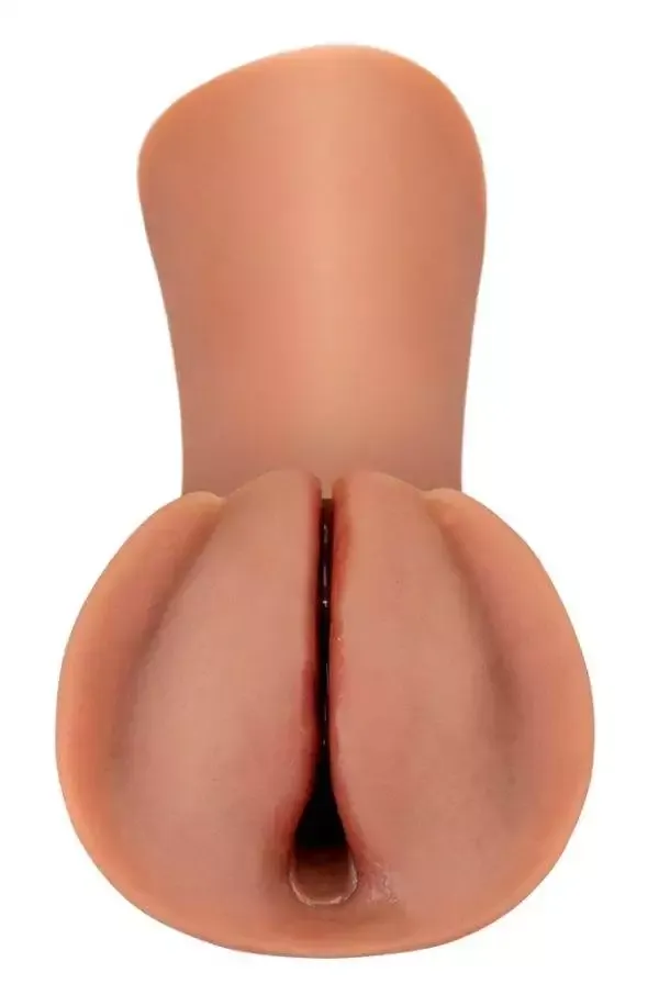 Pipedream Extreme Toyz Wet Pussies Slippery Slit - Masturbator in Vulvaschlitz-Optik hautfarben dunkel