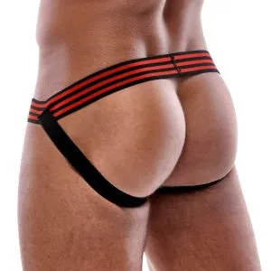 Svenjoyment Neopren Jock schwarz/rot - Rasantes Design, breites Bundgummi schwarz 2XL Svenjoyment Neopren Jock schwarz/rot - Rasantes Design, breites Bundgummi schwarz 2XL – Bild 3