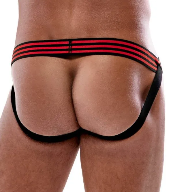Svenjoyment Neopren Jock schwarz/rot - Rasantes Design, breites Bundgummi schwarz 2XL Svenjoyment Neopren Jock schwarz/rot - Rasantes Design, breites Bundgummi schwarz 2XL