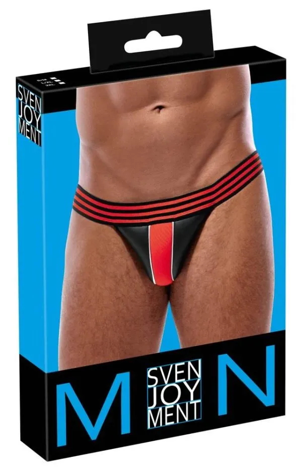 21003471161_verp Svenjoyment Neopren Jock schwarz/rot - Rasantes Design, breites Bundgummi schwarz 2XL