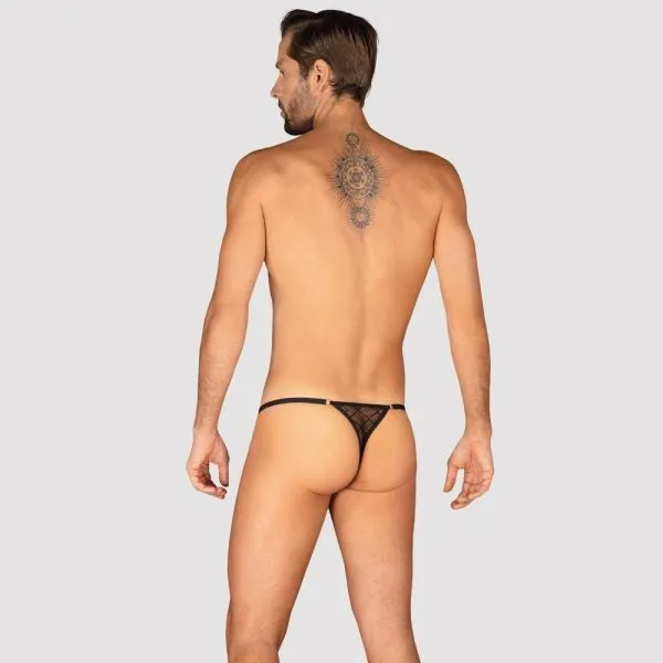 Svenjoyment Lack-String mit Swellfunktion, leicht gepolstert schwarz S-L Svenjoyment Lack-String mit Swellfunktion, leicht gepolstert schwarz S-L