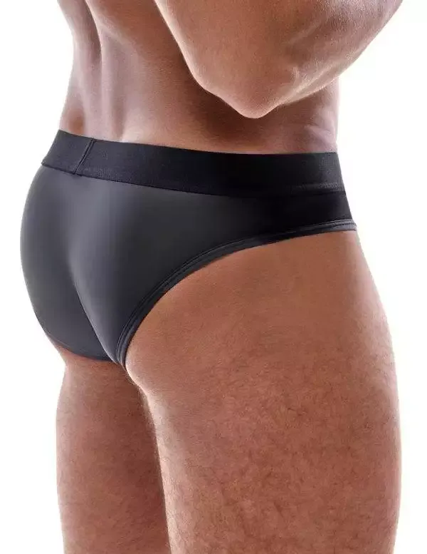 venjoyment Herren lip mit gepolstertem Beutel - Markante Frontwölbung, edler Mattlook, hoher Tragekomfort schwarz L