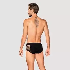 Obsessive Azmeron Slip - Leo-Look, bequem & transparent schwarz S-L Obsessive Azmeron Slip - Leo-Look, bequem & transparent schwarz S-L – Bild 2