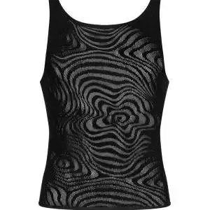 Obsessive Trendshirt - Schwarz, transparent, grafisches Muster schwarz S-L Obsessive Trendshirt - Schwarz, transparent, grafisches Muster schwarz S-L – Bild 3