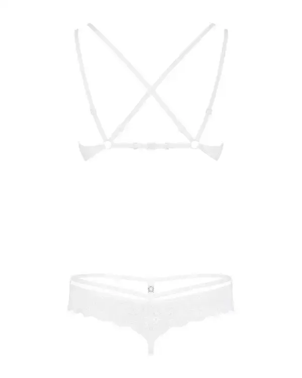 Obsessive Spitzen-Duo 838-SET-3 weiß S/M Obsessive Spitzen-Duo 838-SET-3 weiß S/M