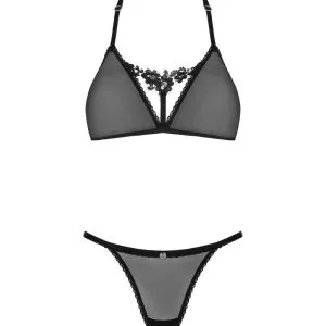 Obsessive Brasica - Bügel-BH im stylischen Design schwarz M/L Obsessive Brasica - Bügel-BH im stylischen Design schwarz M/L – Bild 3