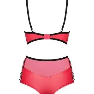 Obsessive Lacelove Set - Rotes Spitzen-Straps-Set rot S/M Obsessive Lacelove Set - Rotes Spitzen-Straps-Set rot S/M – Bild 4