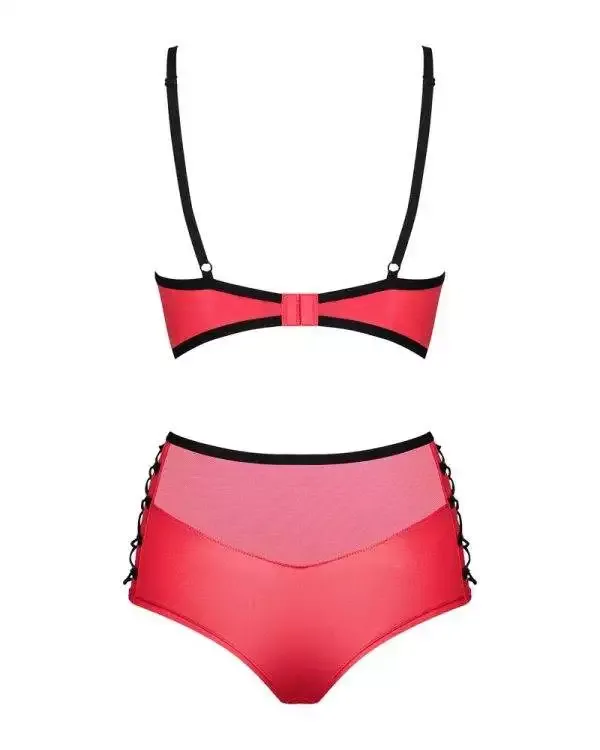 Obsessive Lacelove Set - Rotes Spitzen-Straps-Set rot S/M Obsessive Lacelove Set - Rotes Spitzen-Straps-Set rot S/M