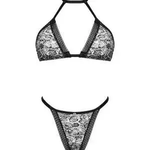 Obsessive Xenita Set - Animal-Print mit Spitzenbesatz L/XL Obsessive Xenita Set - Animal-Print mit Spitzenbesatz L/XL – Bild 3
